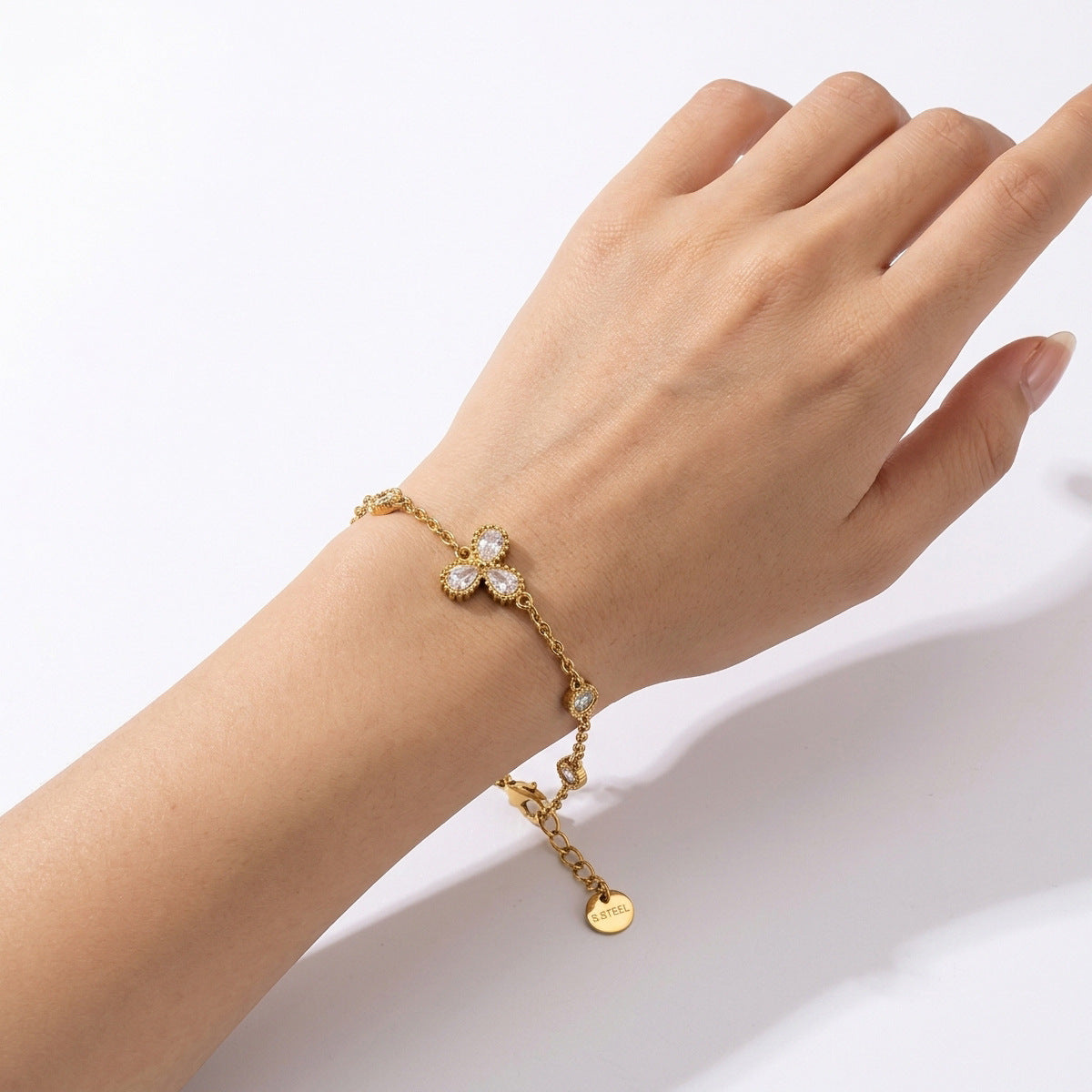 Titanium steel chain bracelet