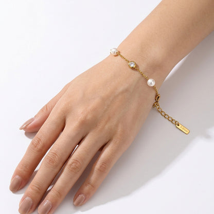 Titanium steel chain bracelet
