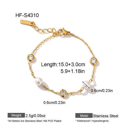 Titanium steel chain bracelet