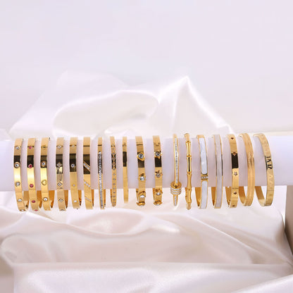Titanium Steel Diamond Bracelet