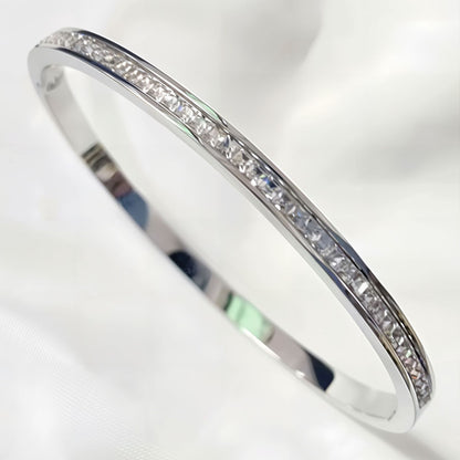 Titanium Steel Diamond Bracelet