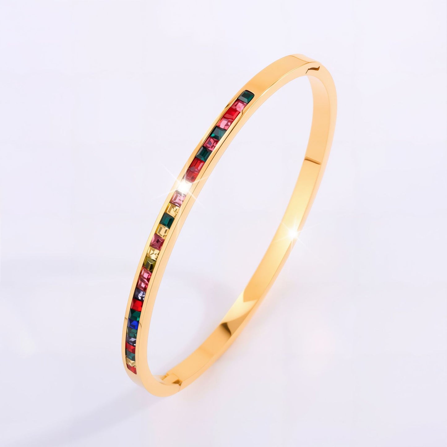 Titanium Steel Diamond Bracelet