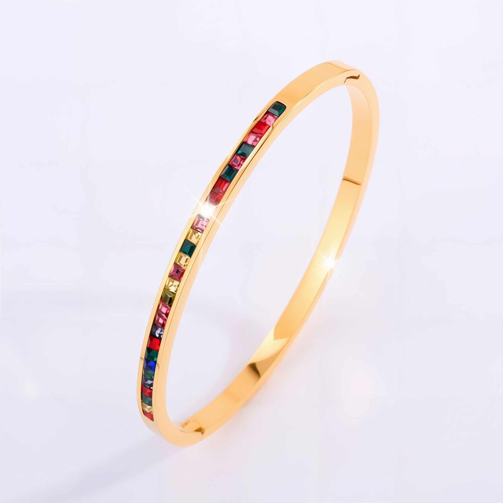 Titanium Steel Diamond Bracelet