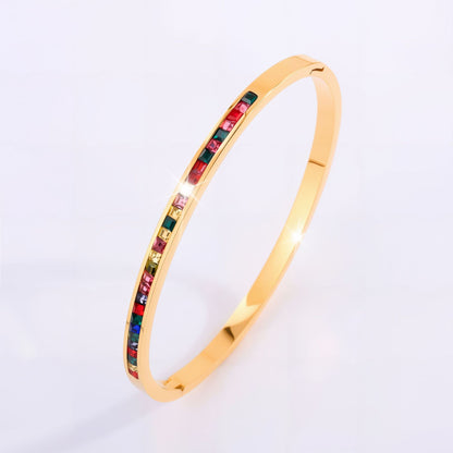 Titanium Steel Diamond Bracelet
