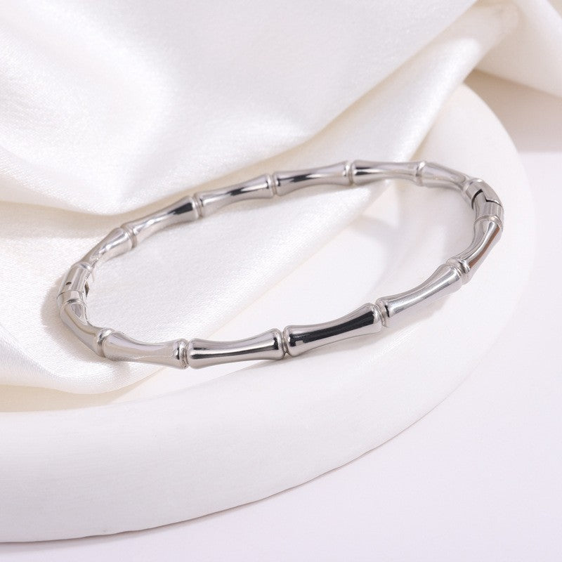 Titanium Steel Diamond Bracelet