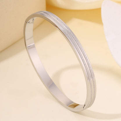 Titanium Steel Diamond Bracelet
