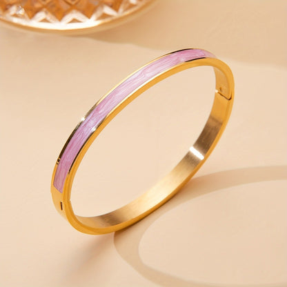 Titanium Steel Diamond Bracelet