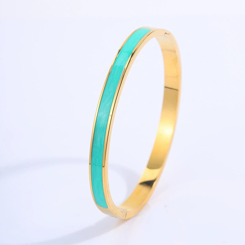 Titanium Steel Diamond Bracelet