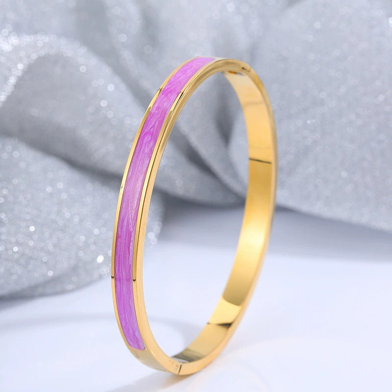Titanium Steel Diamond Bracelet