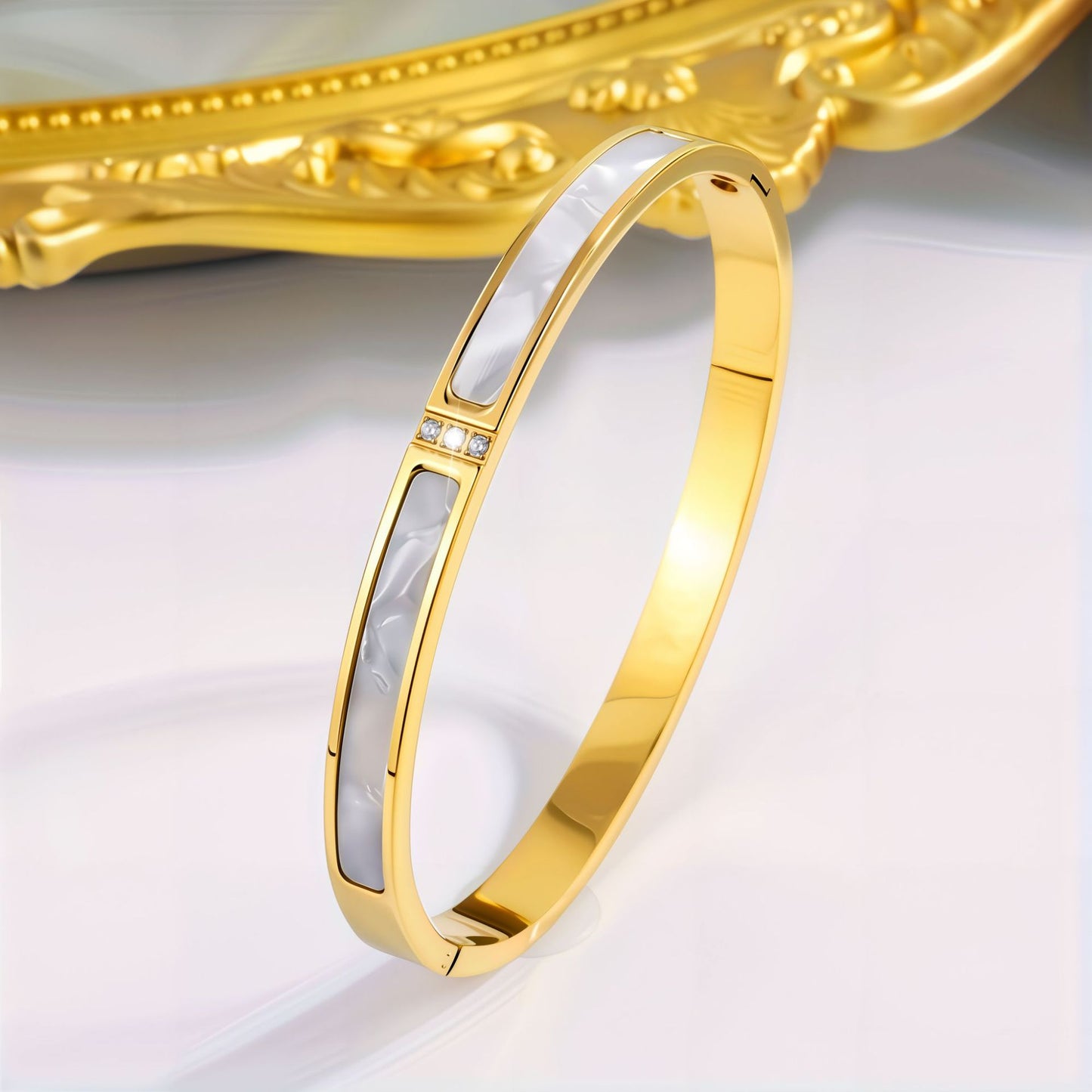 Titanium Steel Diamond Bracelet