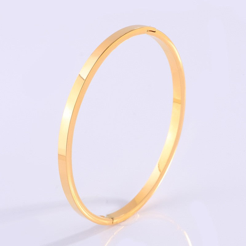 Titanium Steel Diamond Bracelet
