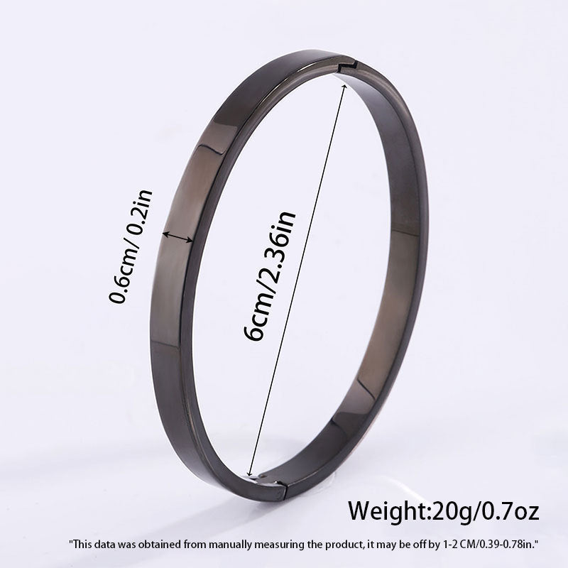 Titanium Steel Diamond Bracelet