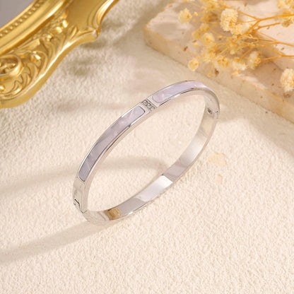 Titanium Steel Diamond Bracelet