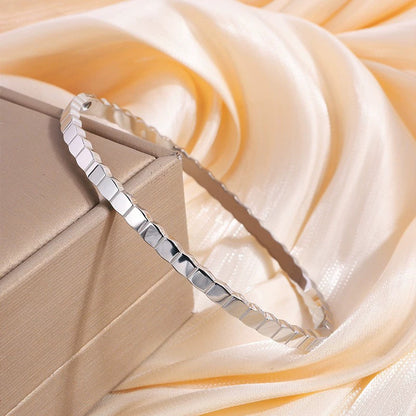 Titanium Steel Diamond Bracelet