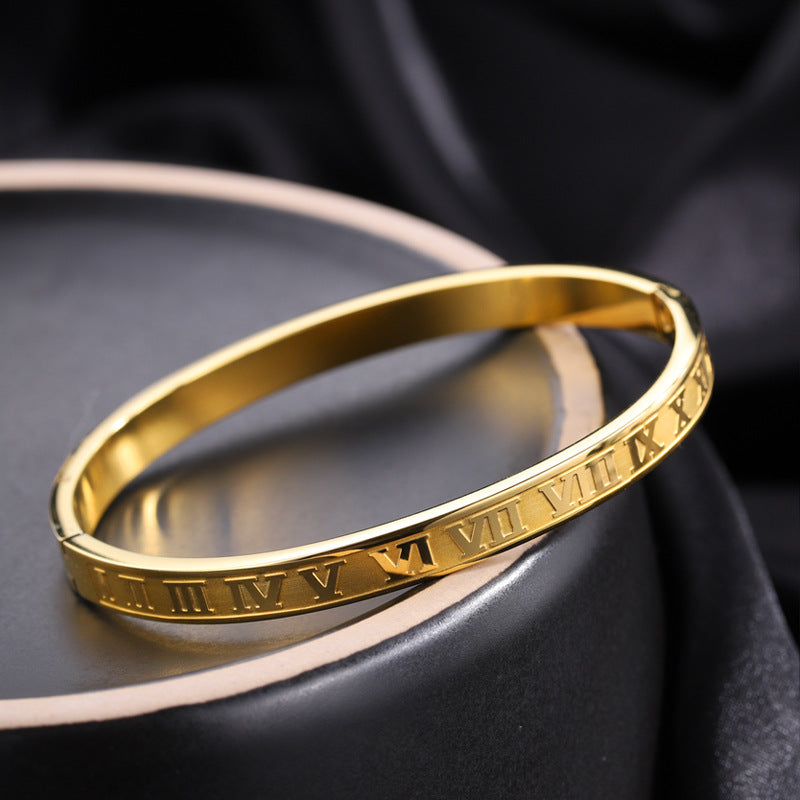 Titanium Steel Diamond Bracelet