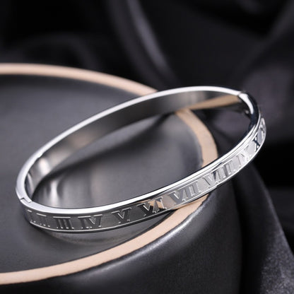 Titanium Steel Diamond Bracelet