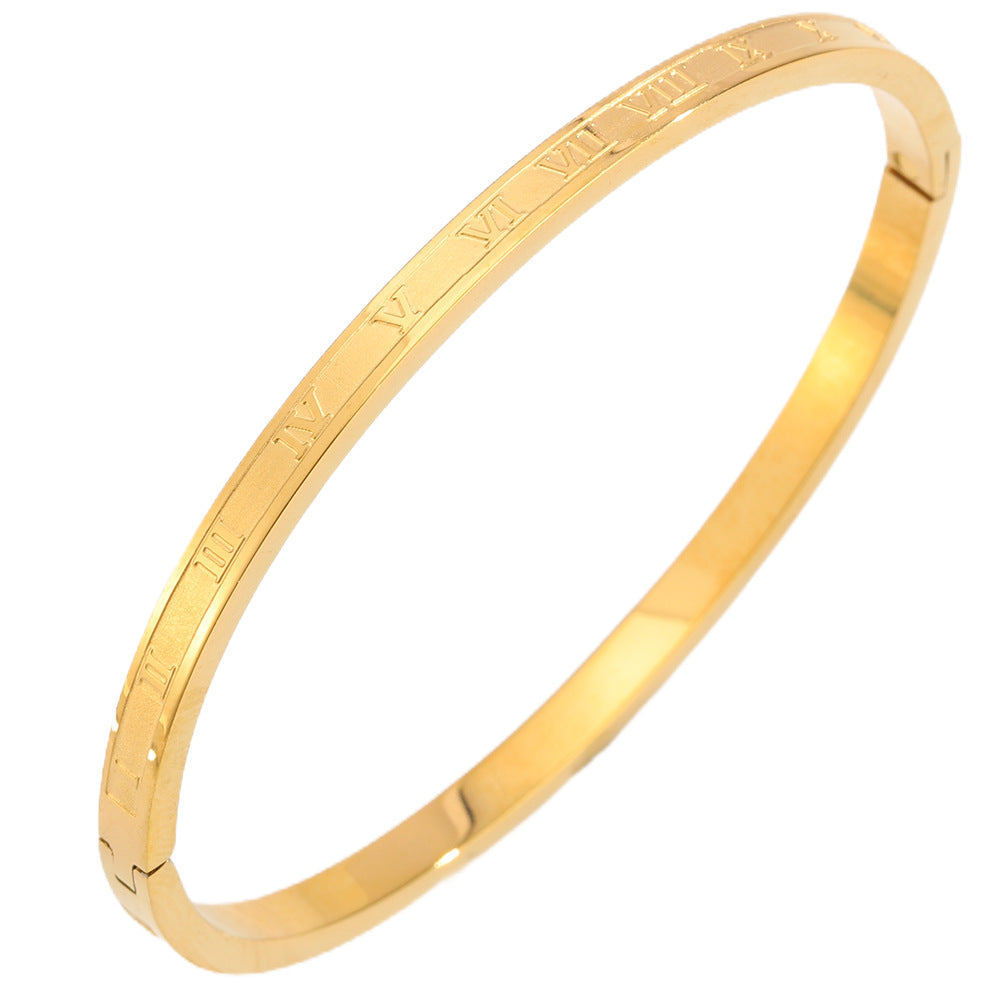 Titanium Steel Diamond Bracelet