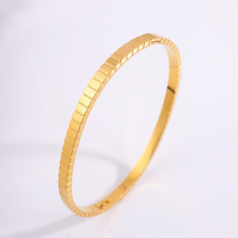 Titanium Steel Diamond Bracelet