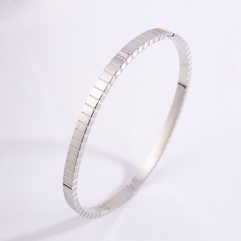 Titanium Steel Diamond Bracelet