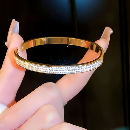 Titanium Steel Diamond Bracelet