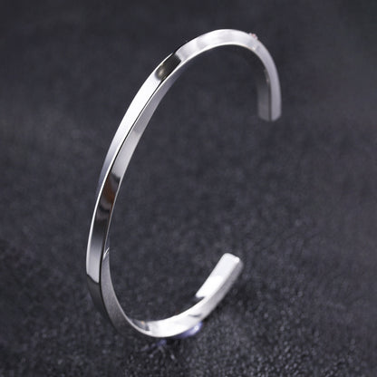 Titanium Steel Diamond Bracelet