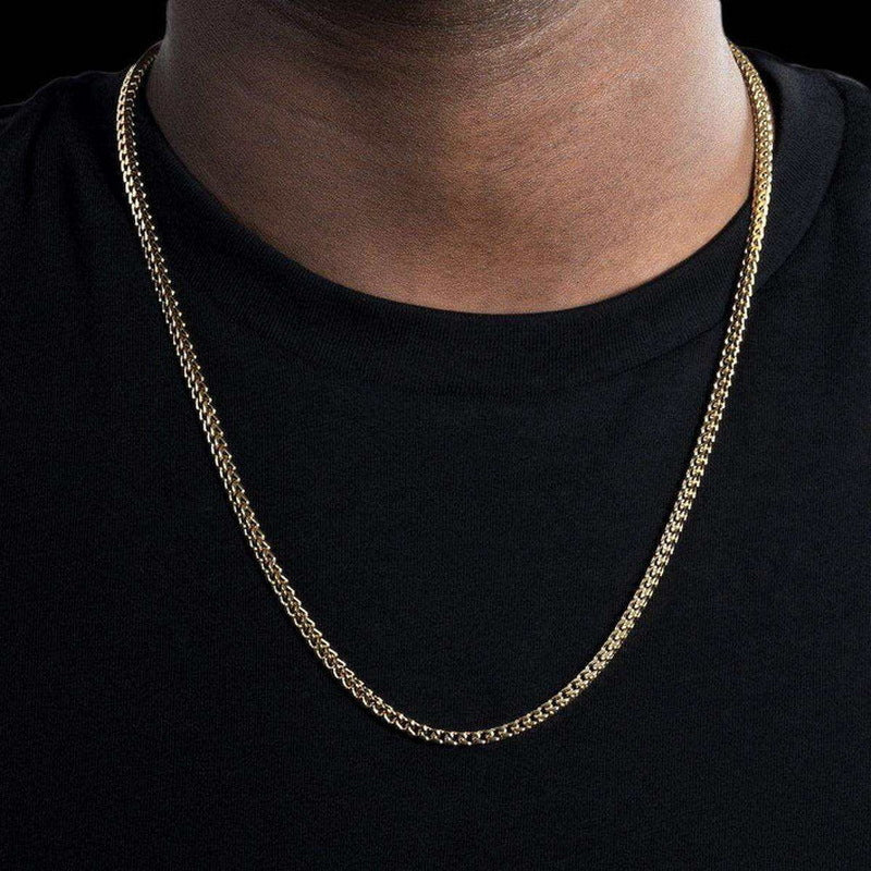 Titanium Steel Geometric Chain Necklace