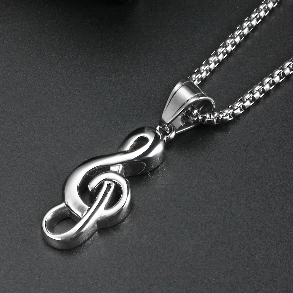 Titanium steel necklace