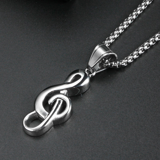 Titanium steel necklace