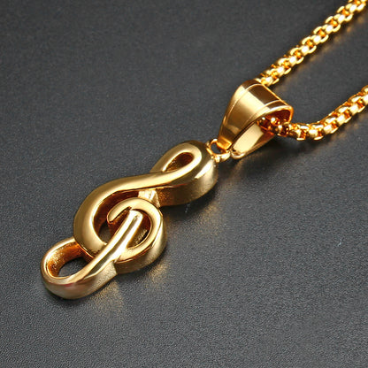 Titanium steel necklace