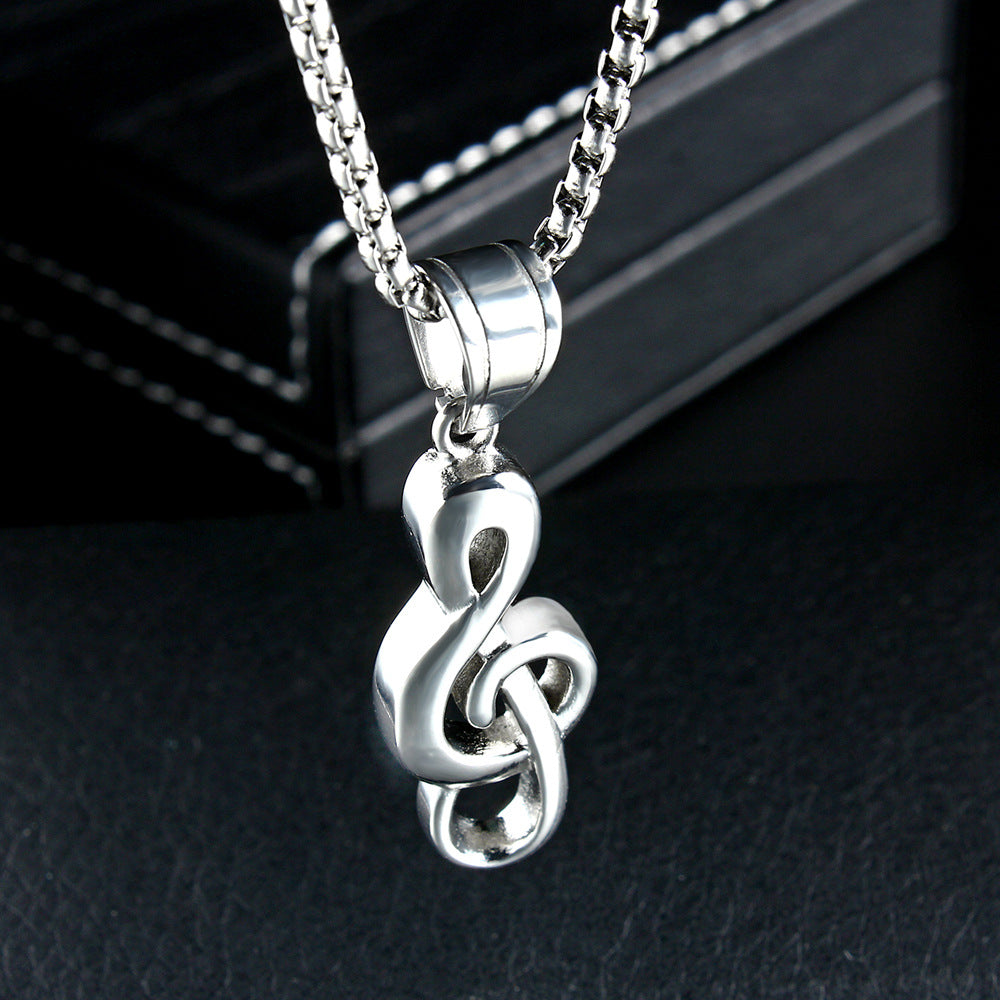 Titanium steel necklace
