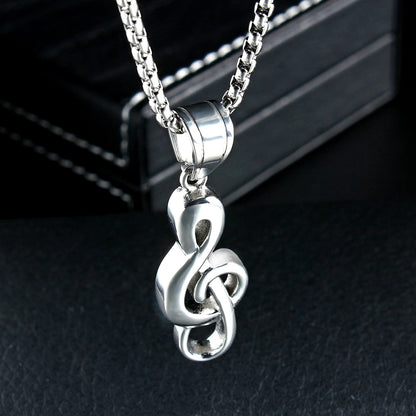 Titanium steel necklace
