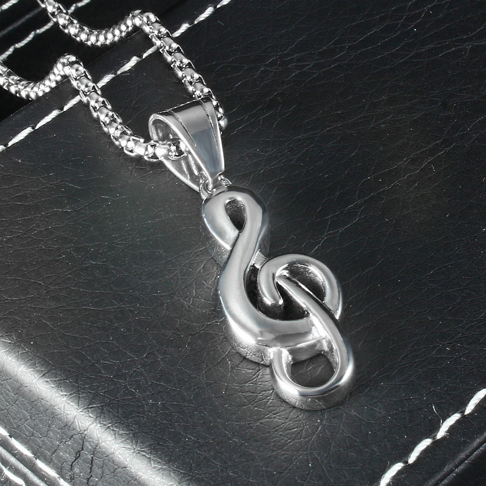Titanium steel necklace