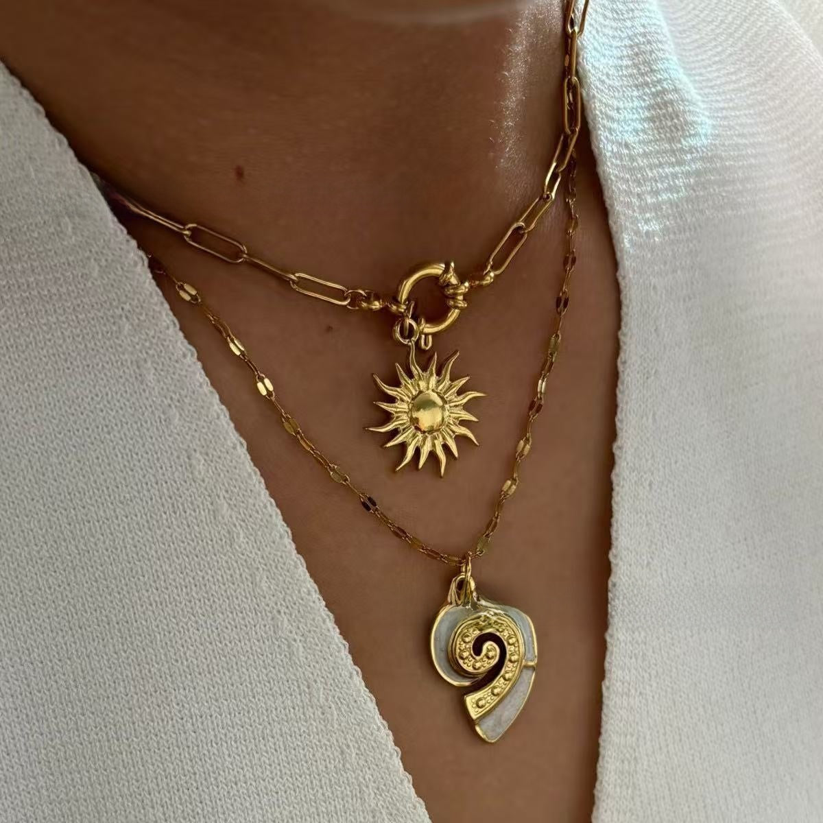titanium steel necklace