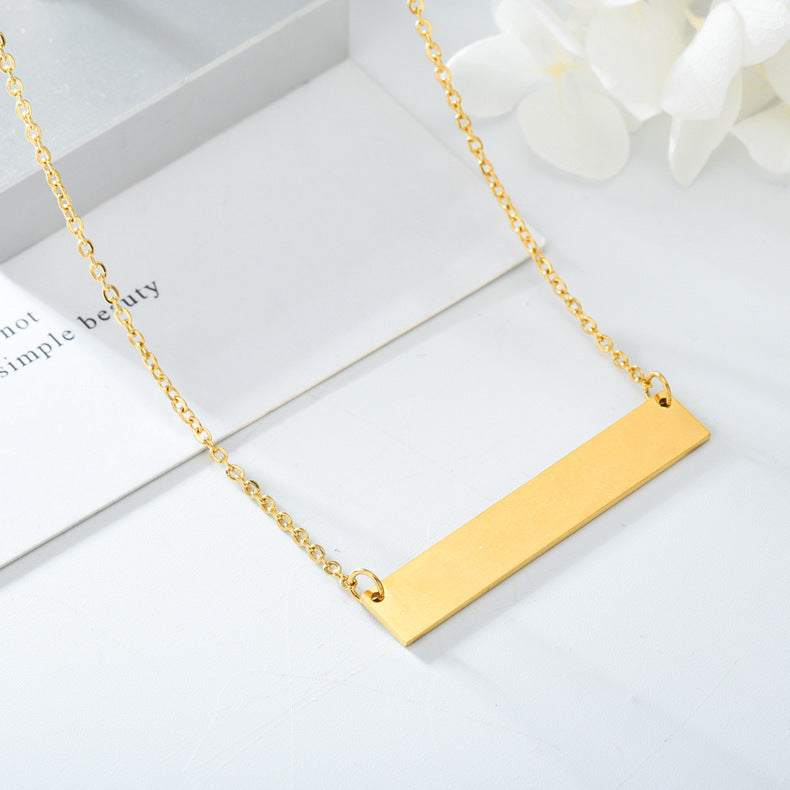 Titanium steel necklace