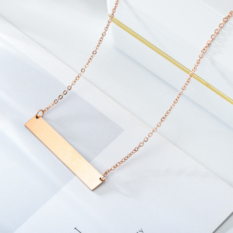 Titanium steel necklace