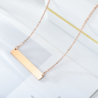 Titanium steel necklace