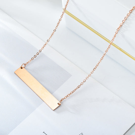 Titanium steel necklace