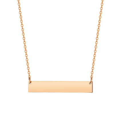 Titanium steel necklace