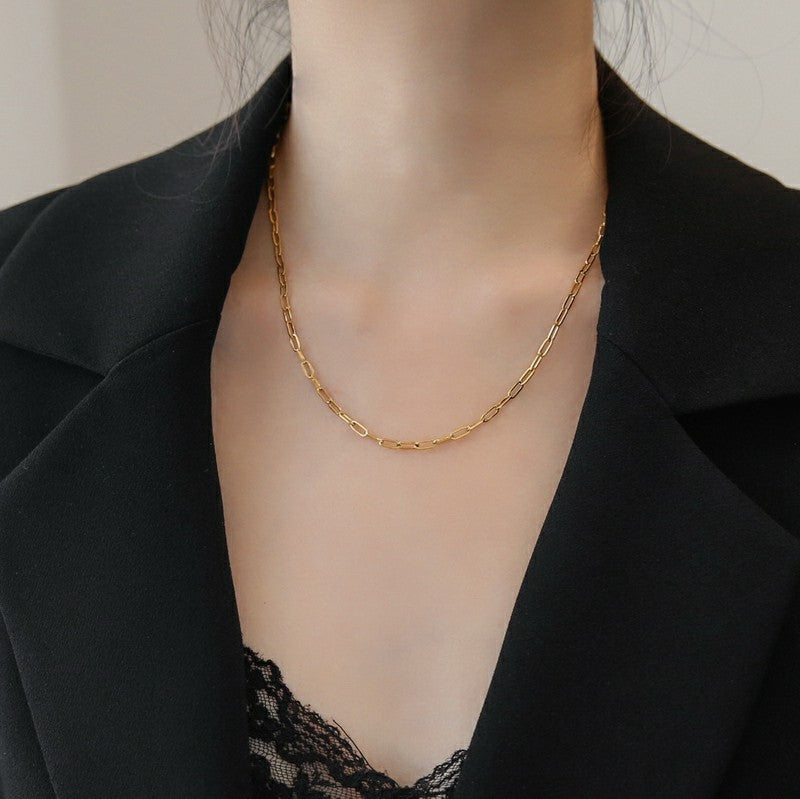 Titanium steel necklace