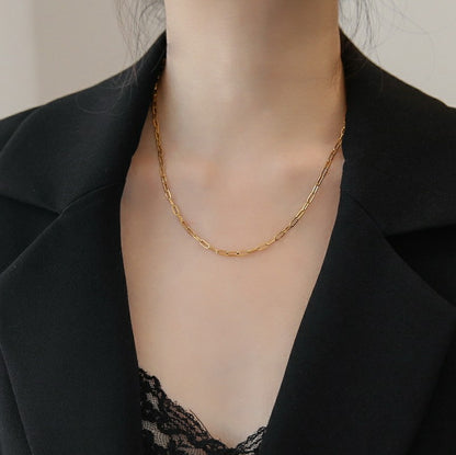 Titanium steel necklace