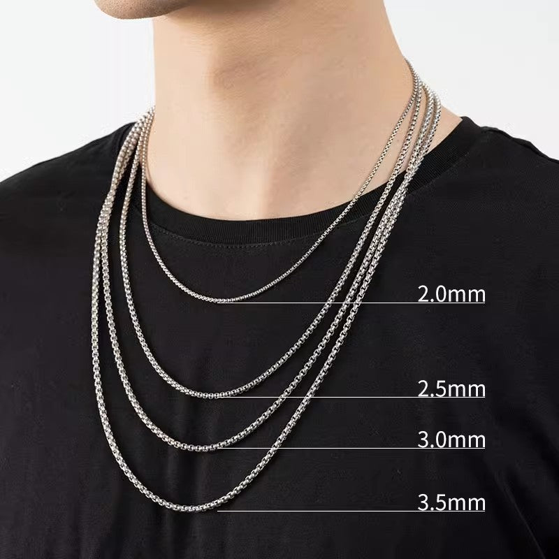titanium steel necklace