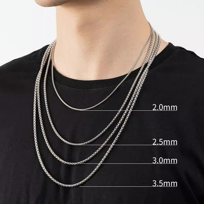 titanium steel necklace