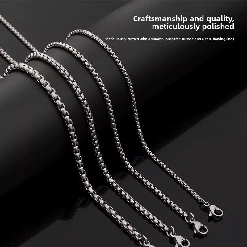 titanium steel necklace