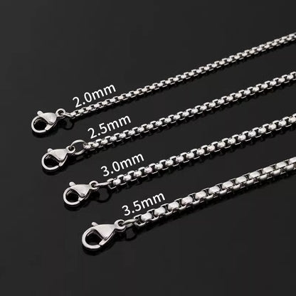 titanium steel necklace