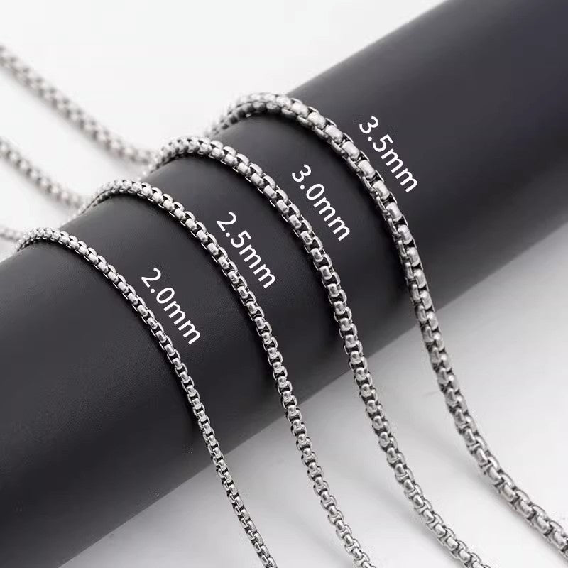 titanium steel necklace