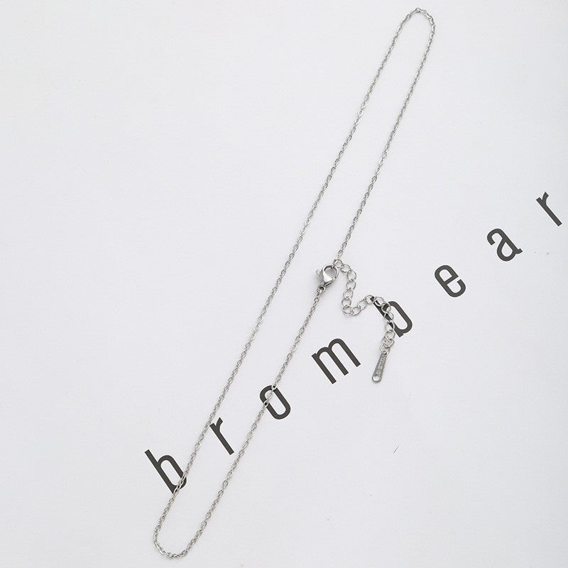 Titanium steel necklace