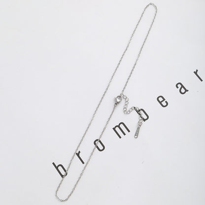 Titanium steel necklace