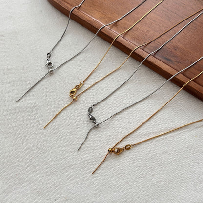 Titanium steel necklace