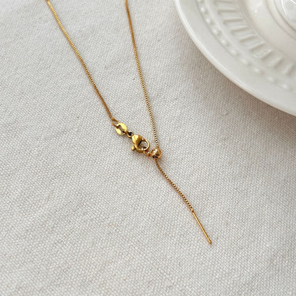 Titanium steel necklace