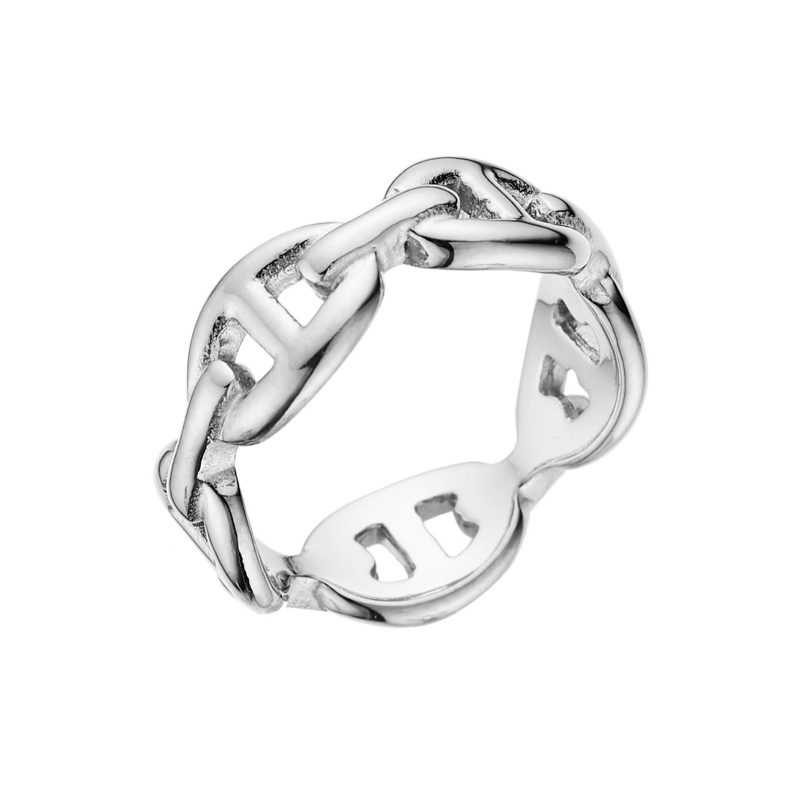 Titanium Steel Pig Nose Ring 18K Gold Plated Unisex Jewelry